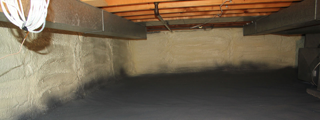 Surrey spray foam insulation for crawl spaces